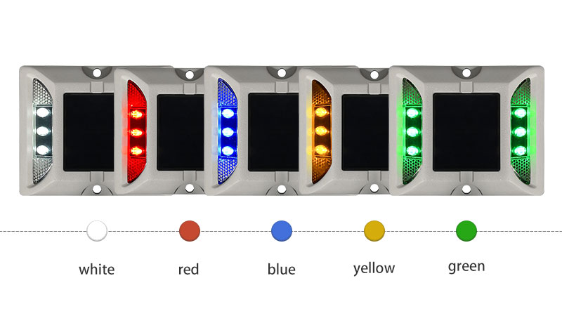 Aluminum Road Stud Reflectors color