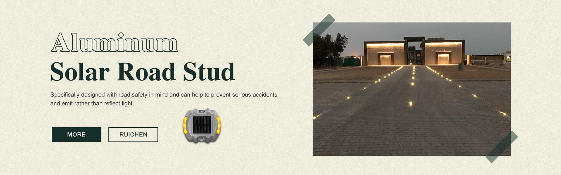 solar road stud reflectors supplier-RUICHEN Traffic